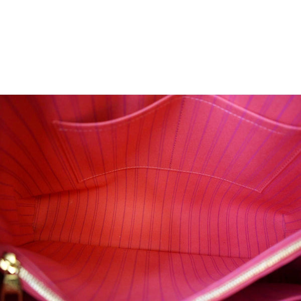 LOUIS VUITTON Calvi Damier Azur Shoulder Bag White