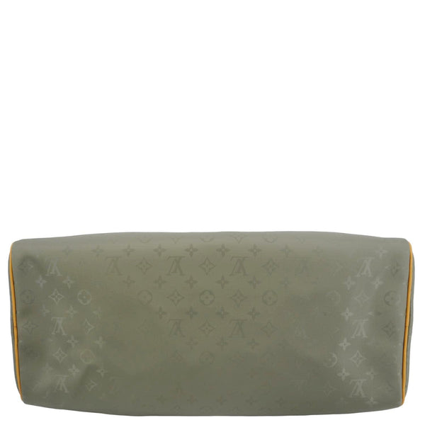 LOUIS VUITTON Keepall 50 Bandouliere Monogram Titanium Travel Bag Grey