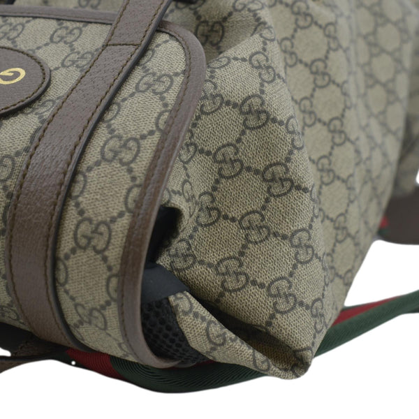 GUCCI Soft GG Supreme Canvas Backpack Bag Beige 473869