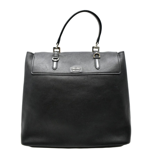 PRADA 2way Leather Tote Shoulder Bag Black BN2815