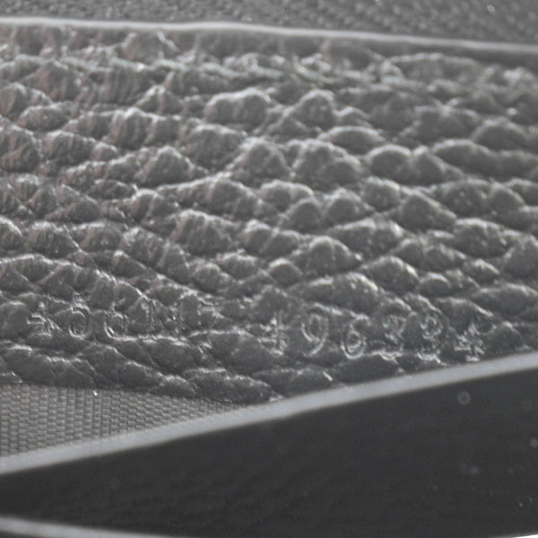 GUCCI GG Marmont Canvas Leather Zip Around Wallet Black 456117