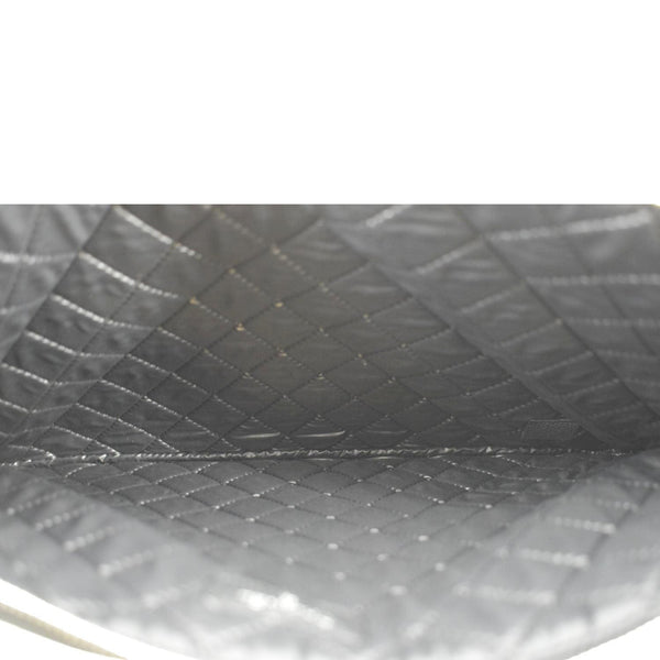 CHANEL Classic O-Case Caviar Leather Zip Pouch Black