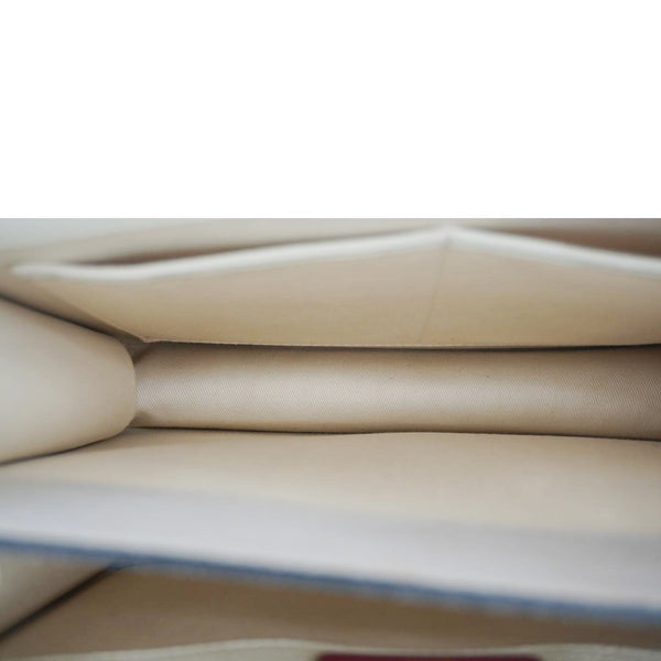 VALENTINO Uptown Embossed VLTN Top Handle Crossbody Bag Cream