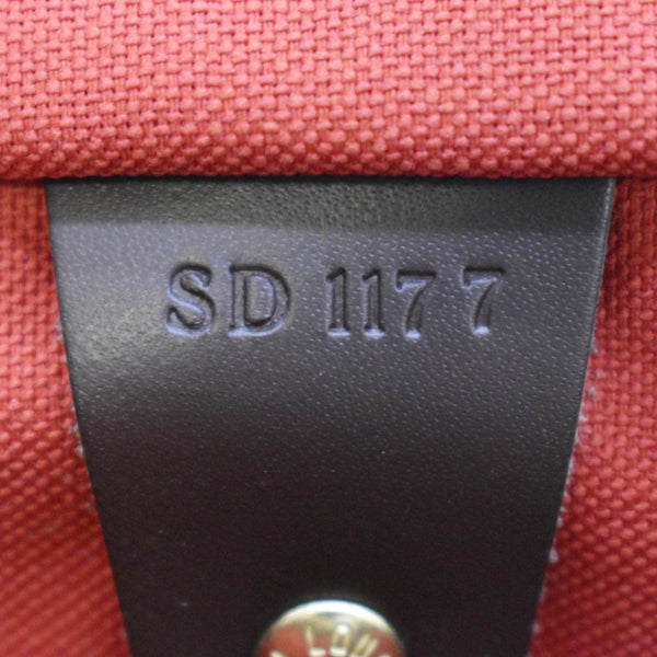 LOUIS VUITTON Speedy 30 Bandouliere Damier Ebene Satchel Bag Brown