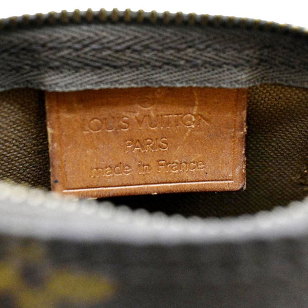 LOUIS VUITTON Mini Speedy HL Monogram Canvas with Leather Trim Satchel Bag Brown