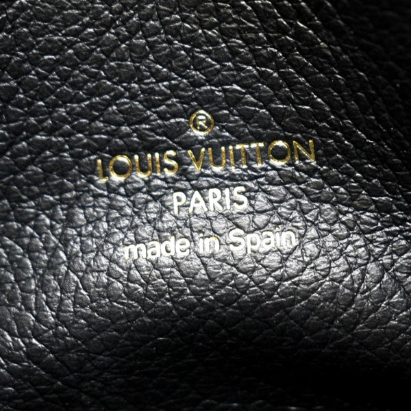 LOUIS VUITTON Double Zip Pochette Monogram Empreinte Crossbody Bag Bicolor