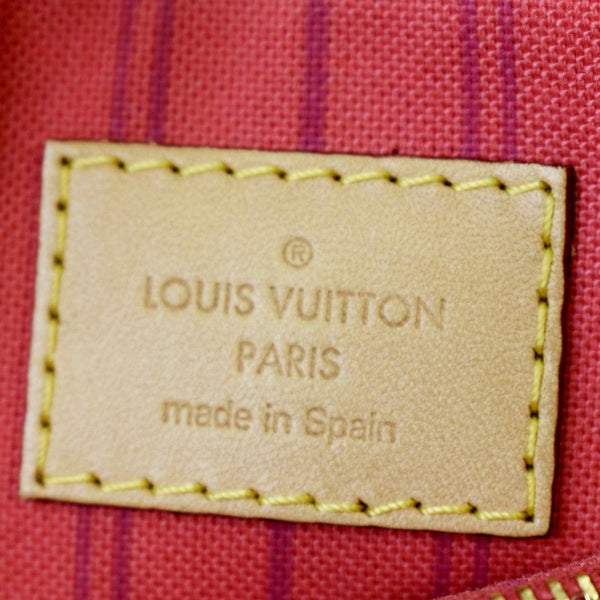 LOUIS VUITTON Calvi Damier Azur Shoulder Bag White