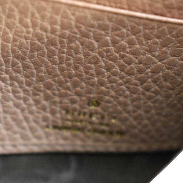 Gucci GG Marmont Continental Canvas Wallet Pink - Stamp