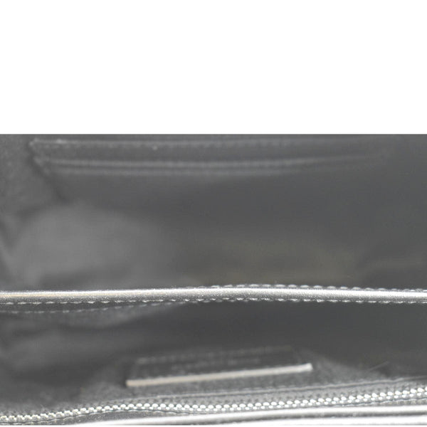 YVES SAINT LAURENT Loulou Toy Quilted Leather Crossbody Bag Black