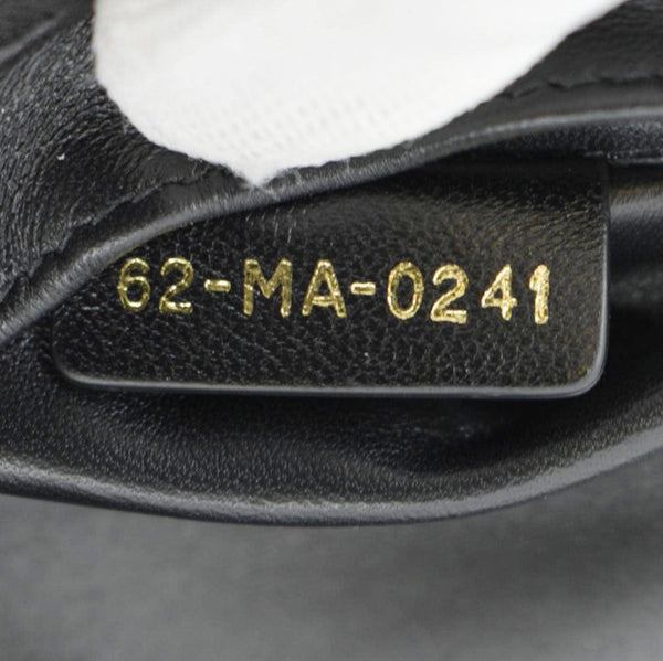 CHRISTIAN DIOR Cannage Quilted Leather Backpack Black