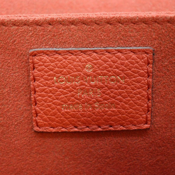 LOUIS VUITTON Vaugirard Monogram Canvas Shoulder Bag Coquelicot