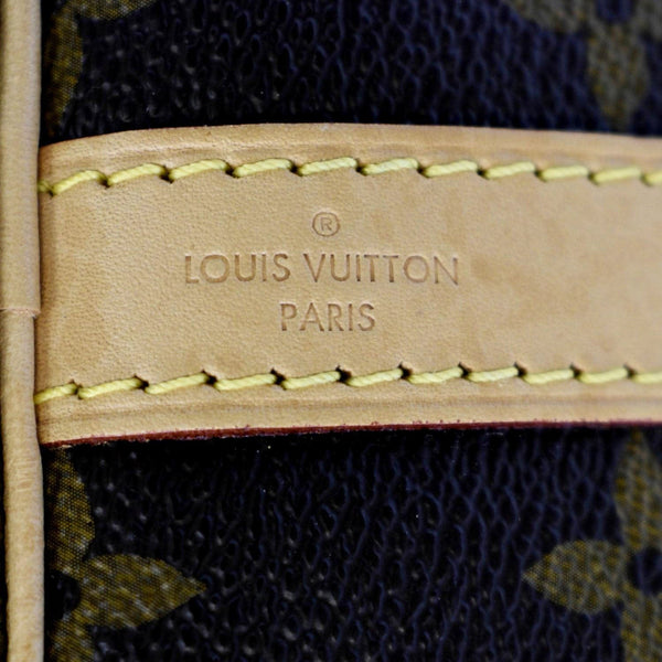 LOUIS VUITTON Speedy 35 Bandouliere Monogram Canvas Shoulder Bag Brown