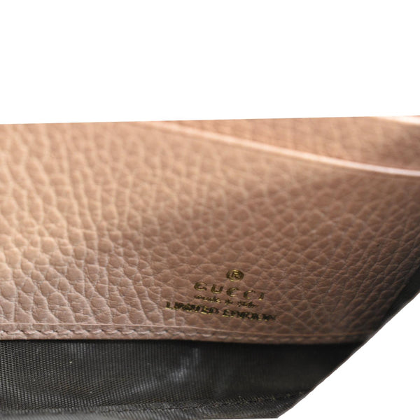 Gucci GG Marmont Continental Canvas Wallet Pink - Clear Stamp