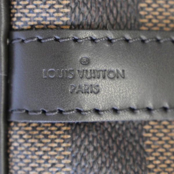 LOUIS VUITTON Speedy 30 Bandouliere Damier Ebene Satchel Bag Brown