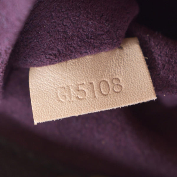 LOUIS VUITTON Montaigne BB Monogram Canvas Satchel Bag Brown