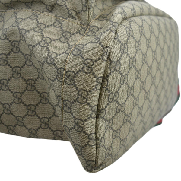 GUCCI Soft GG Supreme Canvas Backpack Bag Beige 473869