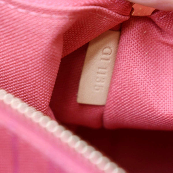 LOUIS VUITTON Calvi Damier Azur Shoulder Bag White