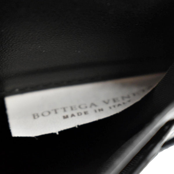 BOTTEGA VENETA Intrecciato Leather Long Wallet Black