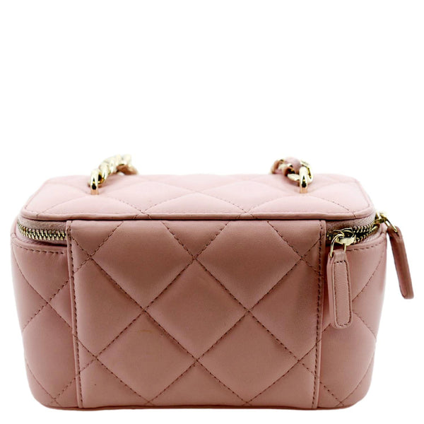 Chanel Resin Elegant Quilted Leather Shoulder Bag - Back