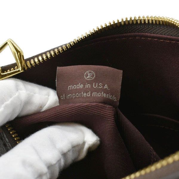 LOUIS VUITTON Odeon PM Monogram Canvas Shoulder Bag Brown