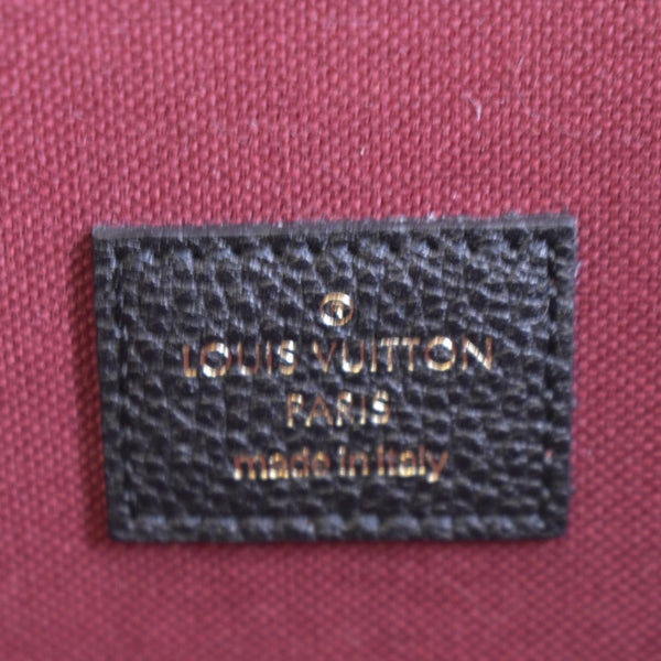 LOUIS VUITTON Felicie Pochette Monogram Empreinte Crossbody Bag Bicolor