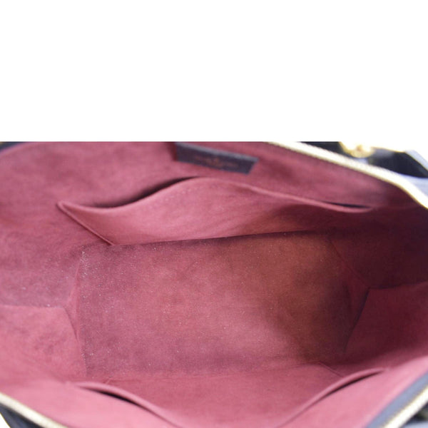 LOUIS VUITTON Petit Palais Monogram Empreinte Leather Shoulder Bag Black