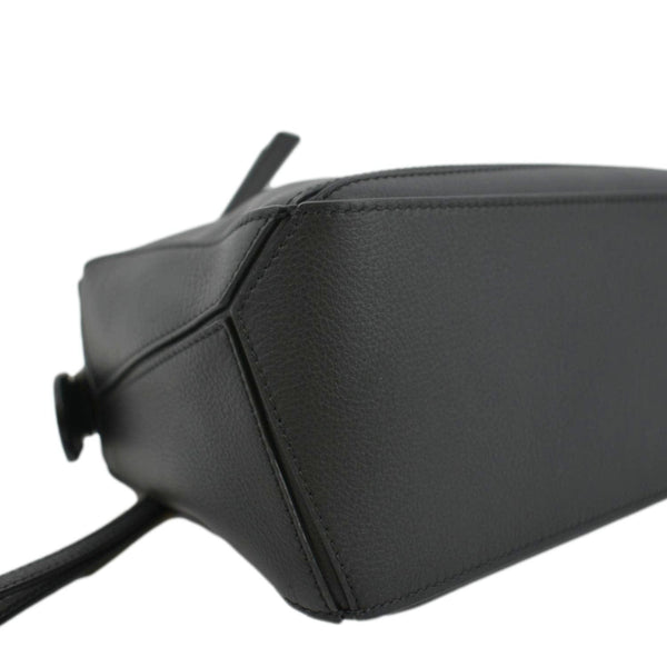 LOEWE Puzzle Small Leather Shoulder Bag Black