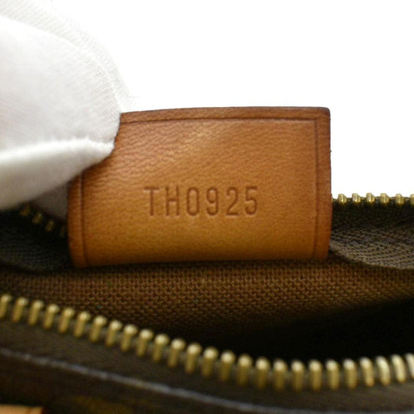 LOUIS VUITTON Mini Speedy HL Monogram Canvas with Leather Trim Satchel Bag Brown