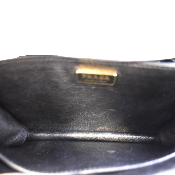 PRADA Cahier Swarovski Crystals Leather Shoulder Bag Green