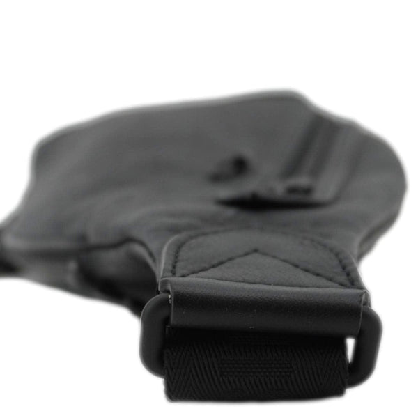 LOUIS VUITTON Duo Sling Monogram Shadow Backpack Bag Black