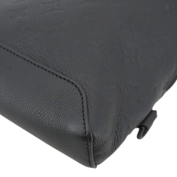 LOUIS VUITTON Duo Sling Monogram Shadow Backpack Bag Black