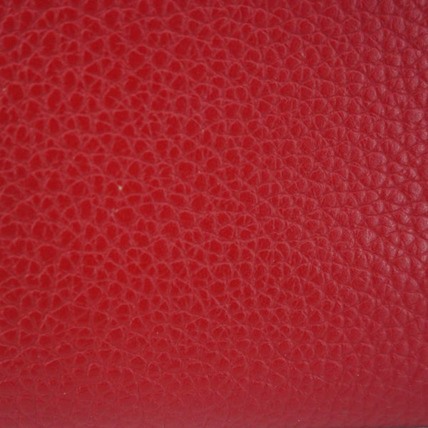 LOUIS VUITTON Capucines Taurillon Leather Compact Wallet Red