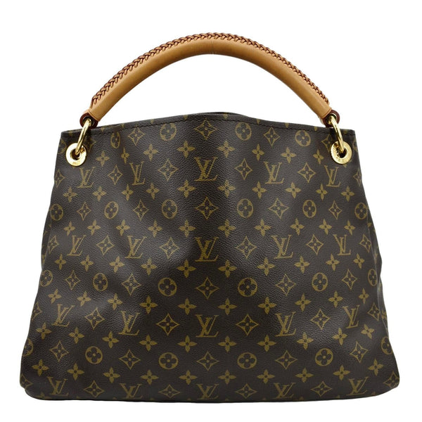 LOUIS VUITTON Artsy MM Monogram Canvas Hobo Bag Brown