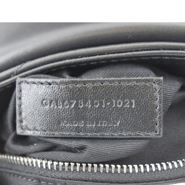 YVES SAINT LAURENT Loulou Toy Quilted Leather Crossbody Bag Black