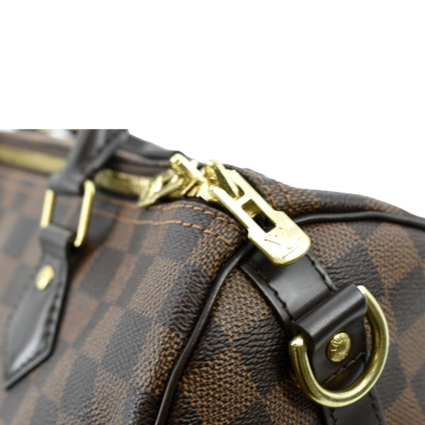 LOUIS VUITTON Speedy 30 Bandouliere Damier Ebene Shoulder Bag Brown