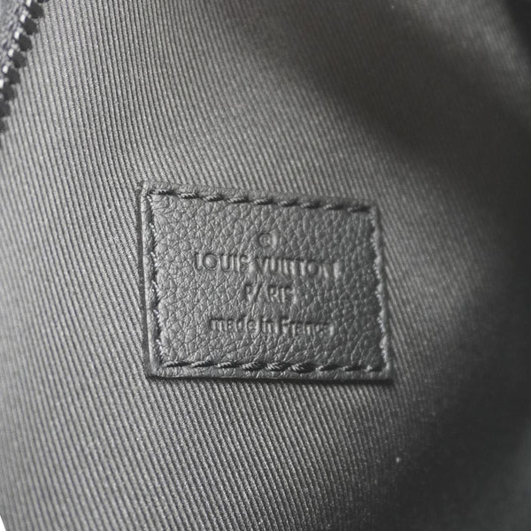 LOUIS VUITTON Duo Sling Monogram Shadow Backpack Bag Black