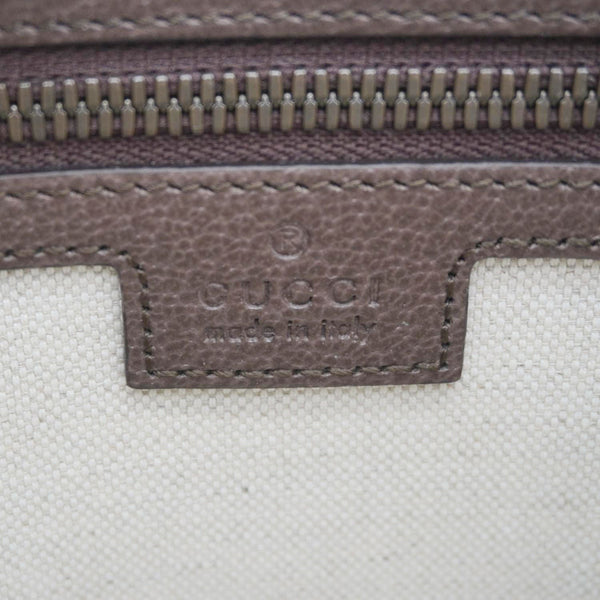 GUCCI Ophidia Web Half Moon GG Supreme Canvas Hobo Bag Beige 598125