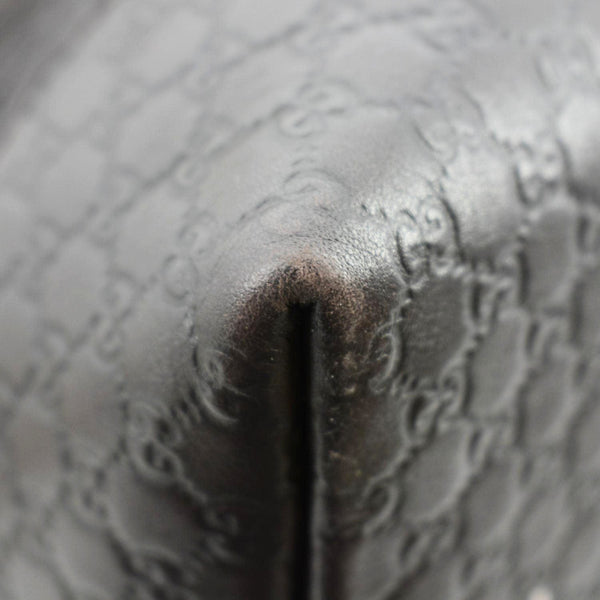 GUCCI Bree Medium Leather Top Handle Shoulder Bag Dark Brown 353120