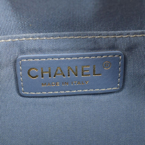 CHANEL Bi Classic Quilted Lambskin Leather Waist Bag Blue