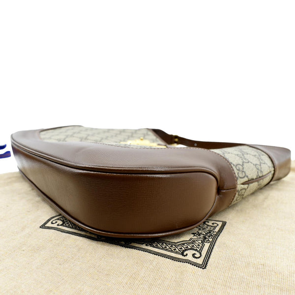 Gucci Jackie 1961 Medium GG Canvas Crossbody Bag in in Beige Color - Right Side