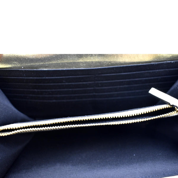 VERSACE Medusa Wallet On Chain Metallic Leather Crossbody Bag Gold