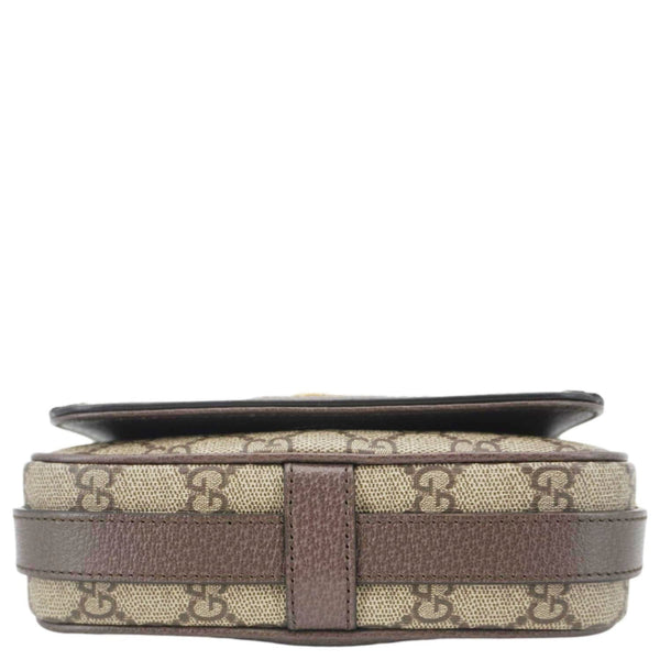 GUCCI Ophidia Super Mini GG Supreme Canvas Shoulder Bag Beige 795466