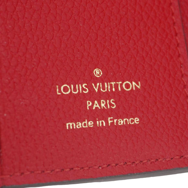 LOUIS VUITTON Victorine Monogram Emperiente Wallet Scarlet