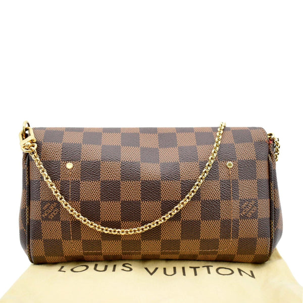 LOUIS VUITTON Favorite PM Damier Ebene Shoulder Bag Brown