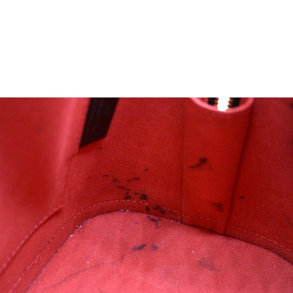 LOUIS VUITTON Alma PM Damier Ebene Satchel Bag Brown