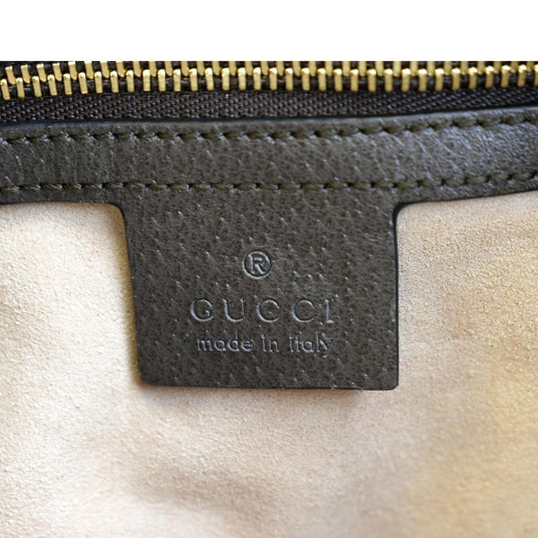 GUCCI Ophidia GG Canvas Medium Top Handle Shoulder Bag Beige 524532