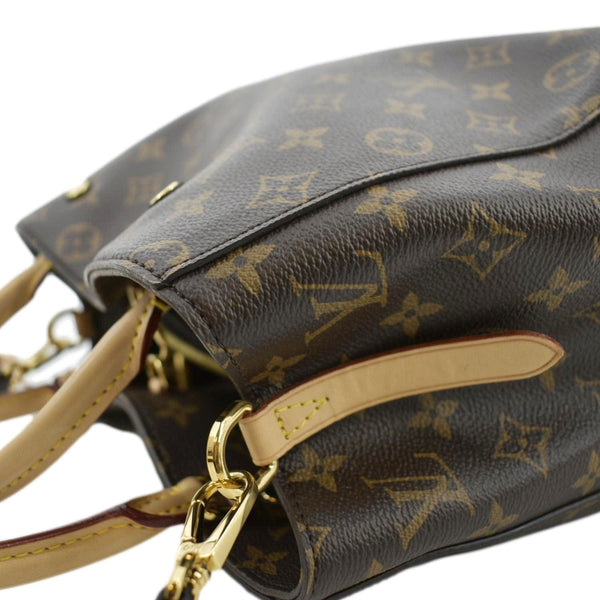 LOUIS VUITTON Montaigne MM Monogram Canvas Shoulder Bag Brown