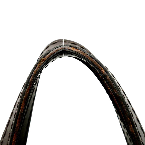 LOUIS VUITTON Neverfull MM Damier Ebene Tote Bag Rose Ballerine