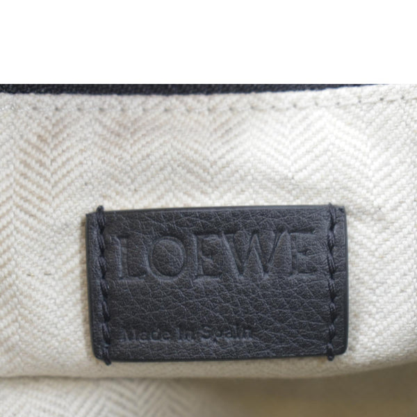LOEWE Puzzle Small Leather Shoulder Bag Black