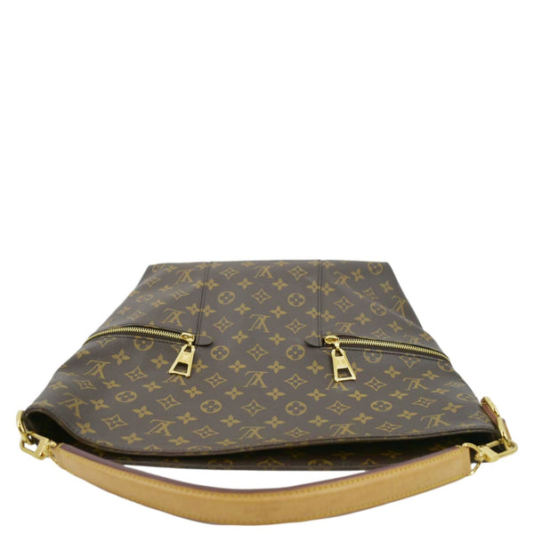 LOUIS VUITTON Melie Monogram Canvas Hobo Bag Brown